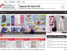 Tablet Screenshot of aktuel-urunler.com