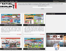Tablet Screenshot of aktuel-urunler.net
